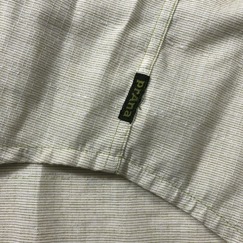 prAna Camino Short Sleeve Mens XL Green Button Down Shirt Gorpcrore Outdoor - Picture 7 of 9